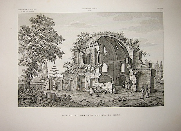Giarré P. Tempio di Minerva Medica in Roma 1845 Firenze